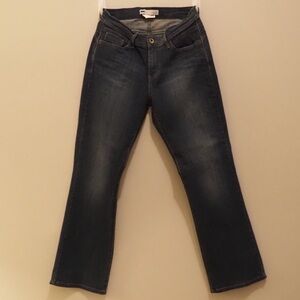 Levi's 529 Dark Blue Curvy Bootcut Jeans